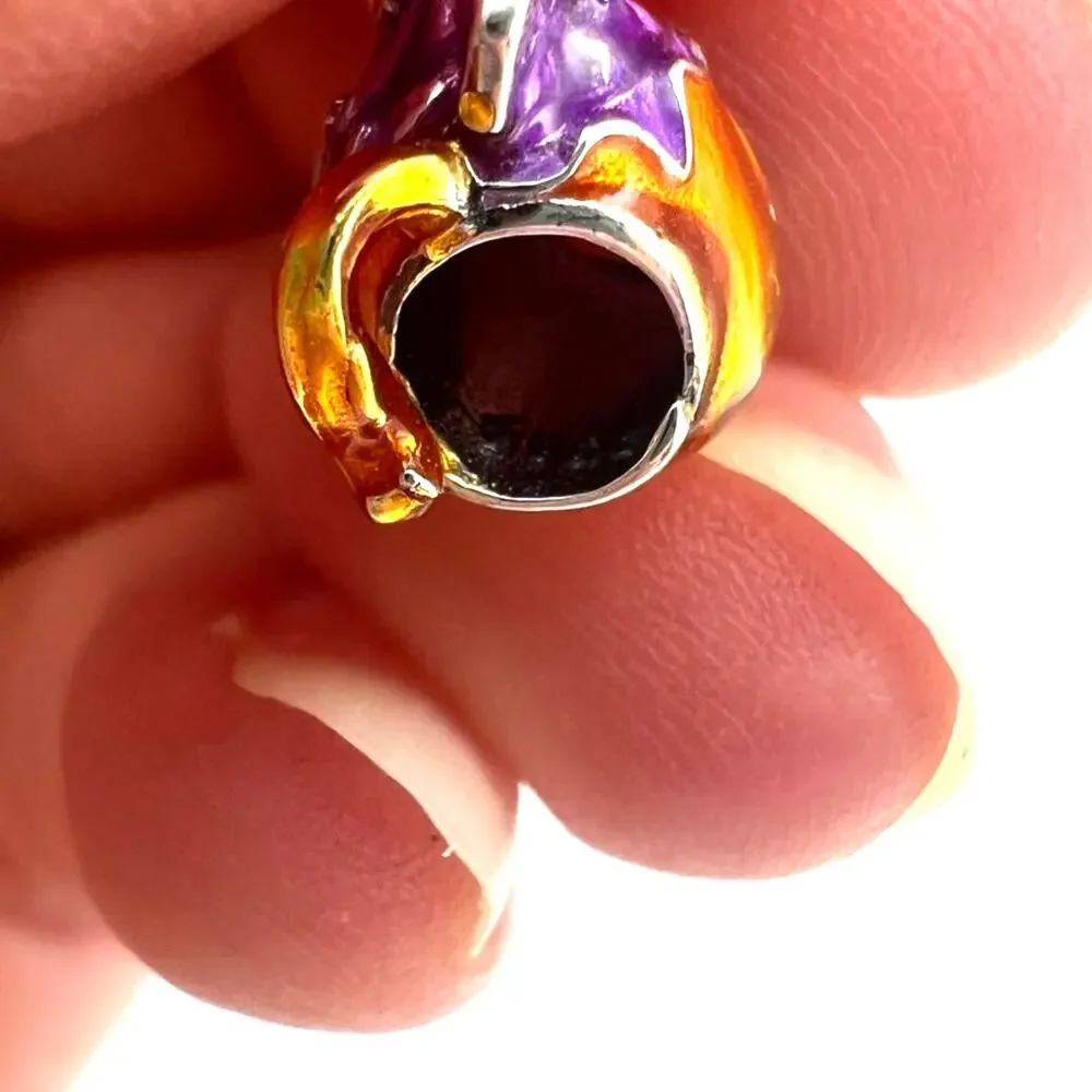 NEW Halloween Skull Candy Latte Charm for European Bracelet
